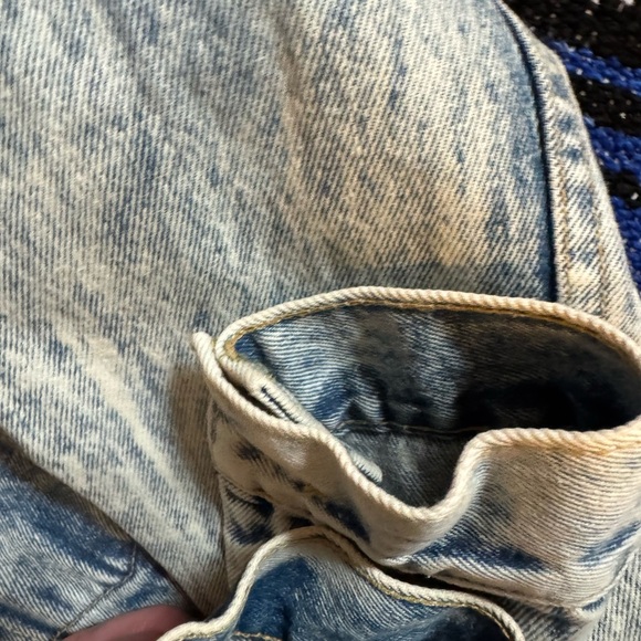 🍍GEORGES MARCIANO FOR GUESS STONE WASHED AMERICAN INDIAN JACKET🍍SZ MED🍍 - Picture 5 of 6